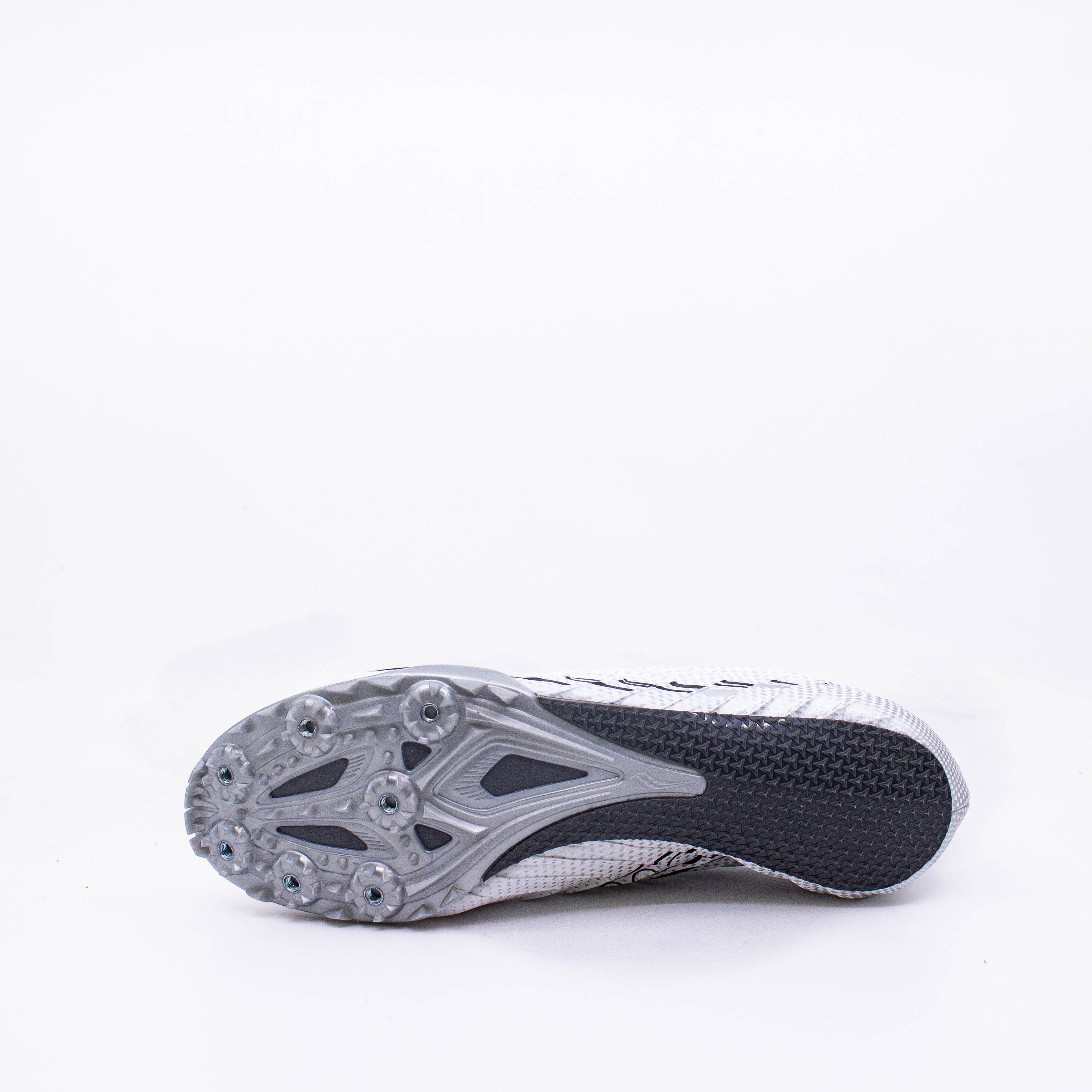 Saucony Spitfire 5 (D Standard) Men's White/Carbon - Frontrunner Colombo